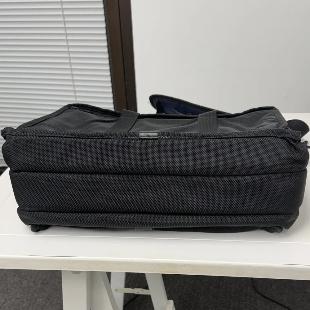 TUMI Black Nylon Briefcase Laptop